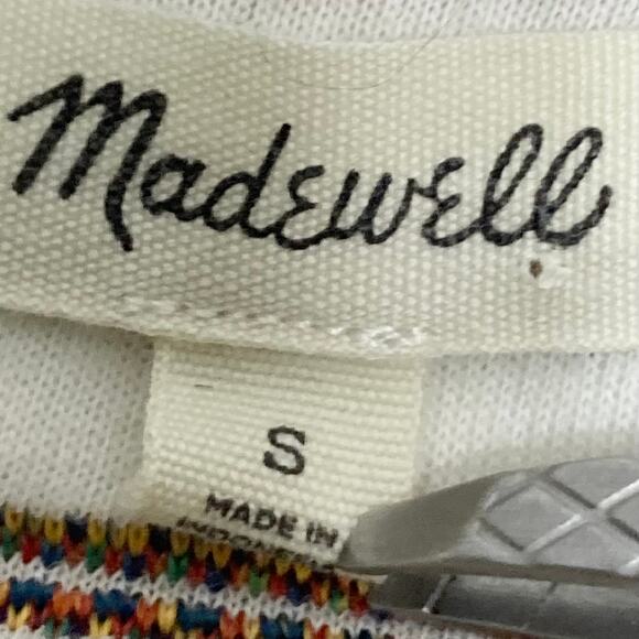 Madewell Multicolor Striped Blouse - Picture 4 of 6